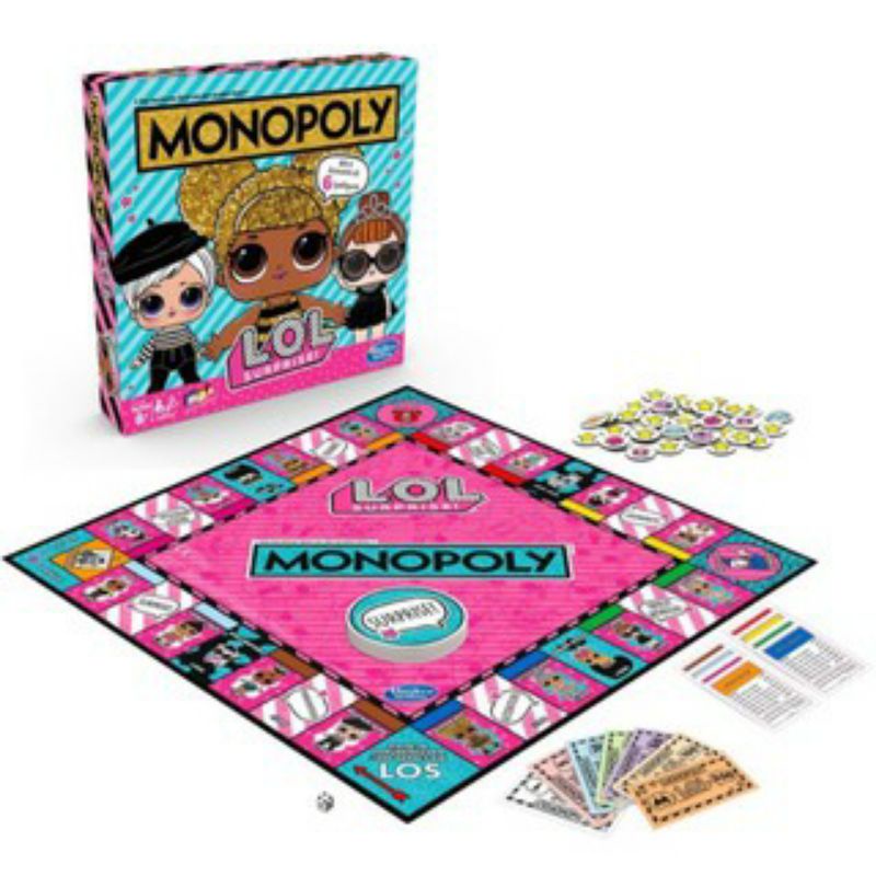 Monopoli Karakter Perempuan Mainan Anak Monopoli Dikirim Random