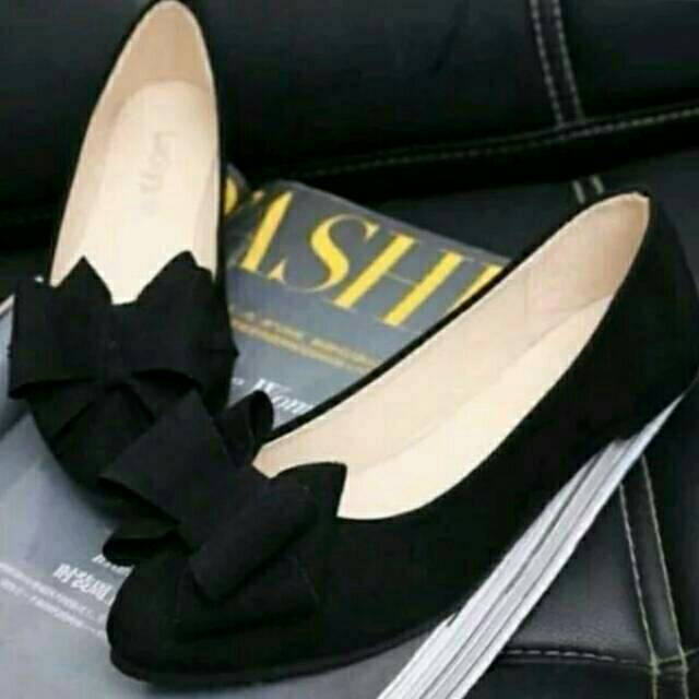 

Sepatu wanita / Sepatu balet / Flatshoes pita tumpuk - Nn 80