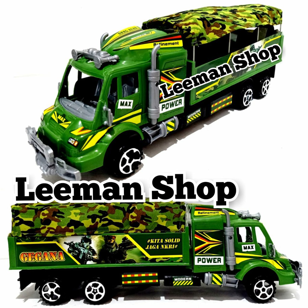 MAINAN MOBIL TRUCK MILITER TRUCK ARMY NO.9680
