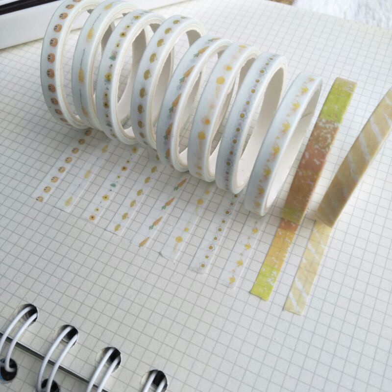

TAPE DECORATIVE SCRAPBOOK / WASHI TAPE / MASKING TAPE /SOLATIP MOTIF