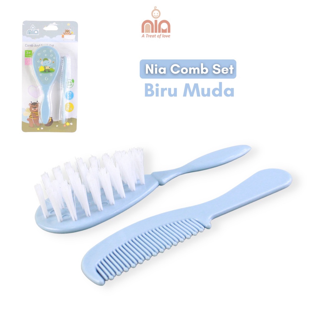 Set Sisir Bayi Lembut - Sisir Bayi Nia