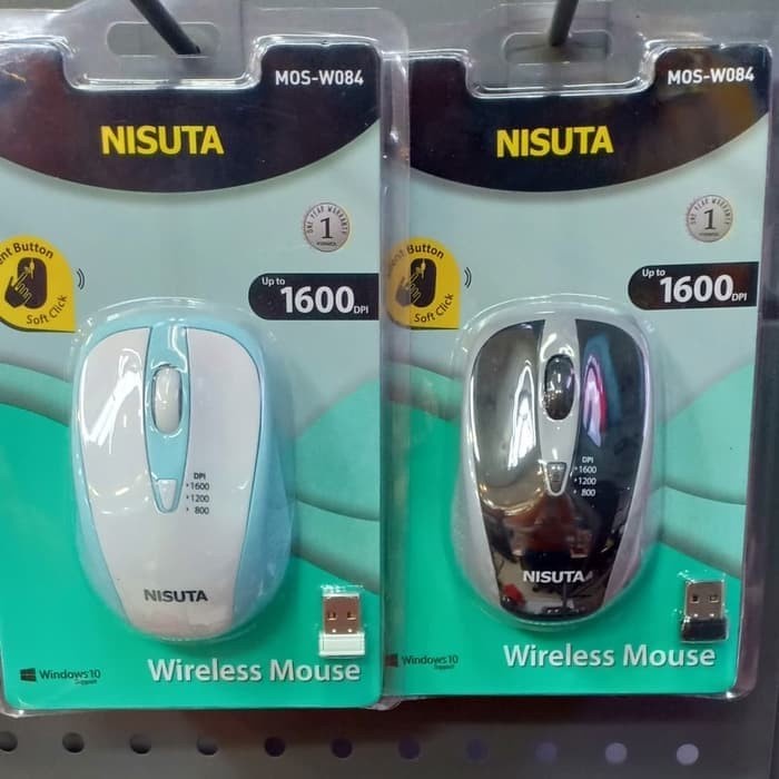 Mouse Wireless NISUTA MOS-W084 Wireless Mouse Silent Click ORIGINAL