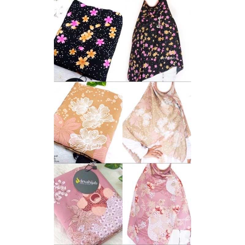 SEGIEMPAT WOLFIS MOTIF 130 x 130 / JILBAB / HIJAB SYARI / JILBAB SYARI KHIMAR / PREMIUM