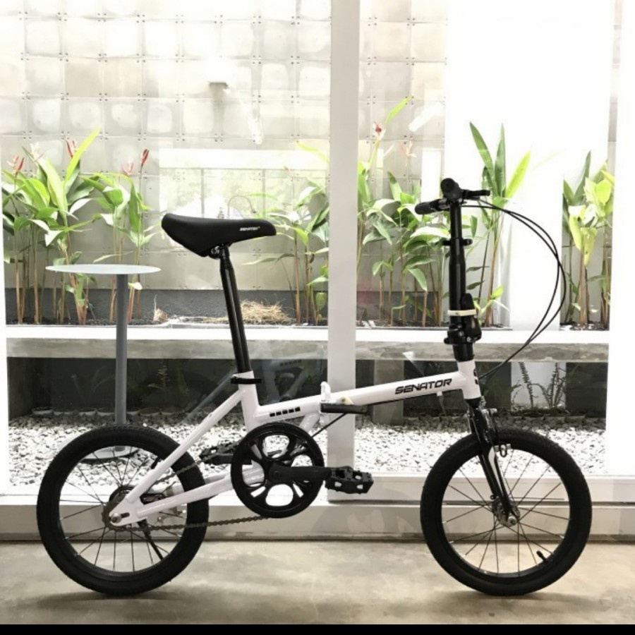 Sepeda Lipat 16 inch Senator Folding Bike - 1 speed KHUSUS GROSIR