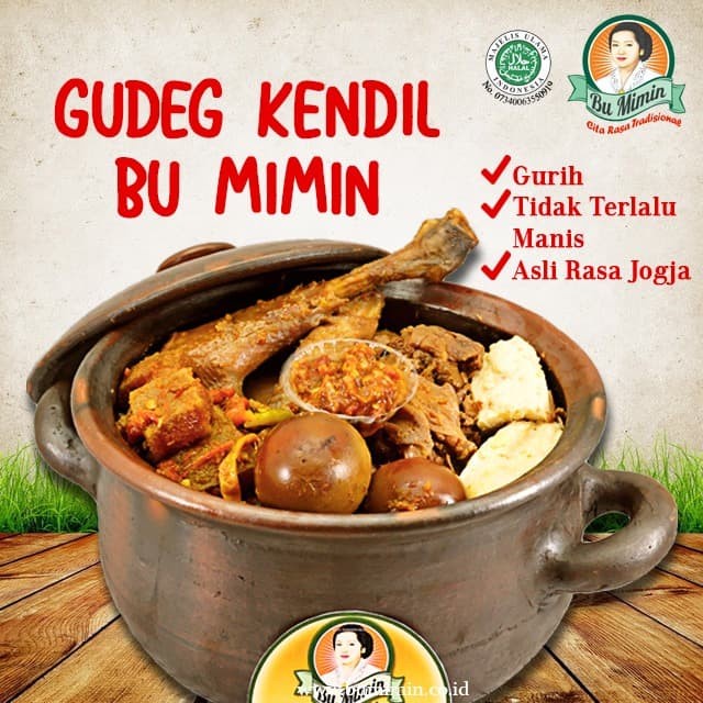 

Terbatas - Gudeg Kendil Bu Mimin Khas Jogja