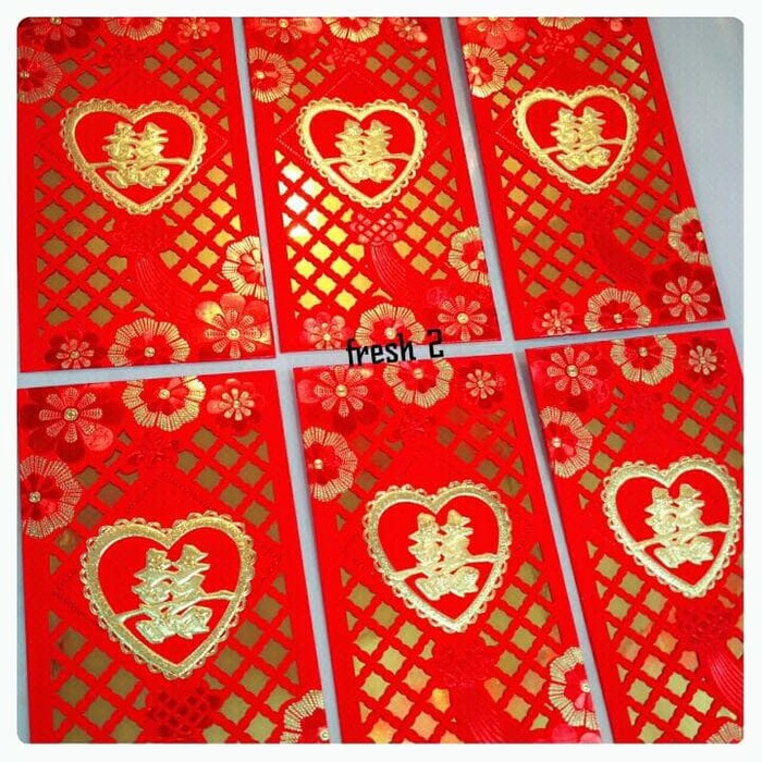 

Promo angpao shuang xi panjang isi 12 lembar bahan tebal dan bermotif Berkualitas