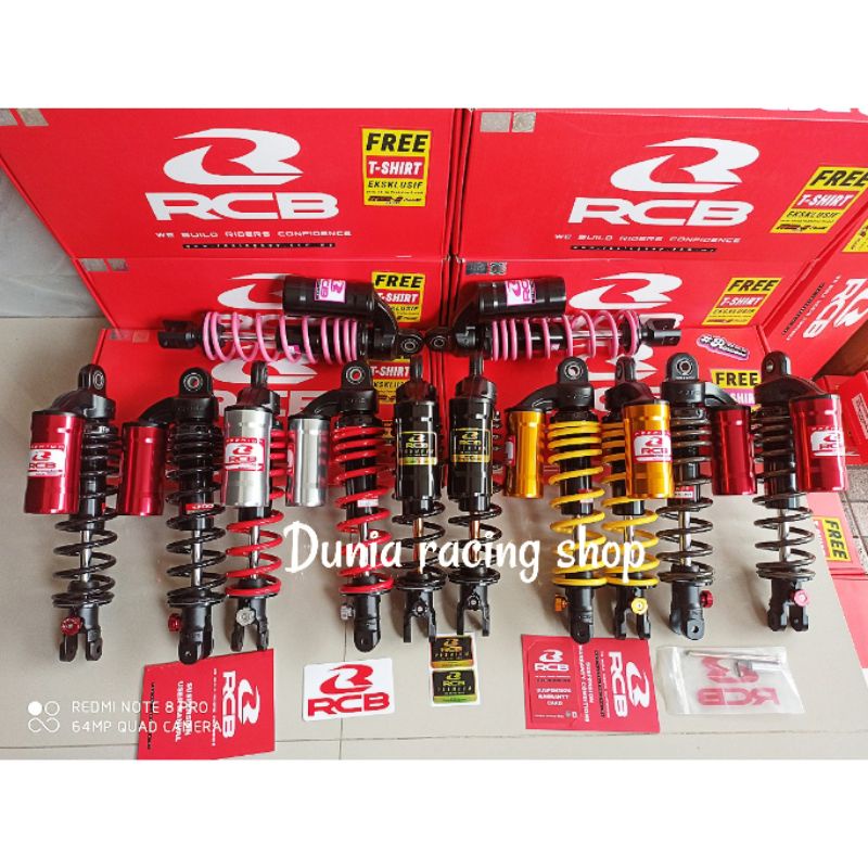 Shock Tabung RCB MB2 Plus MB2+ Black Series Nmax old Nmax New Aerox 155 New Aerox Connected Aerox Old PCX ADV 150 305MM 330MM Original RCB