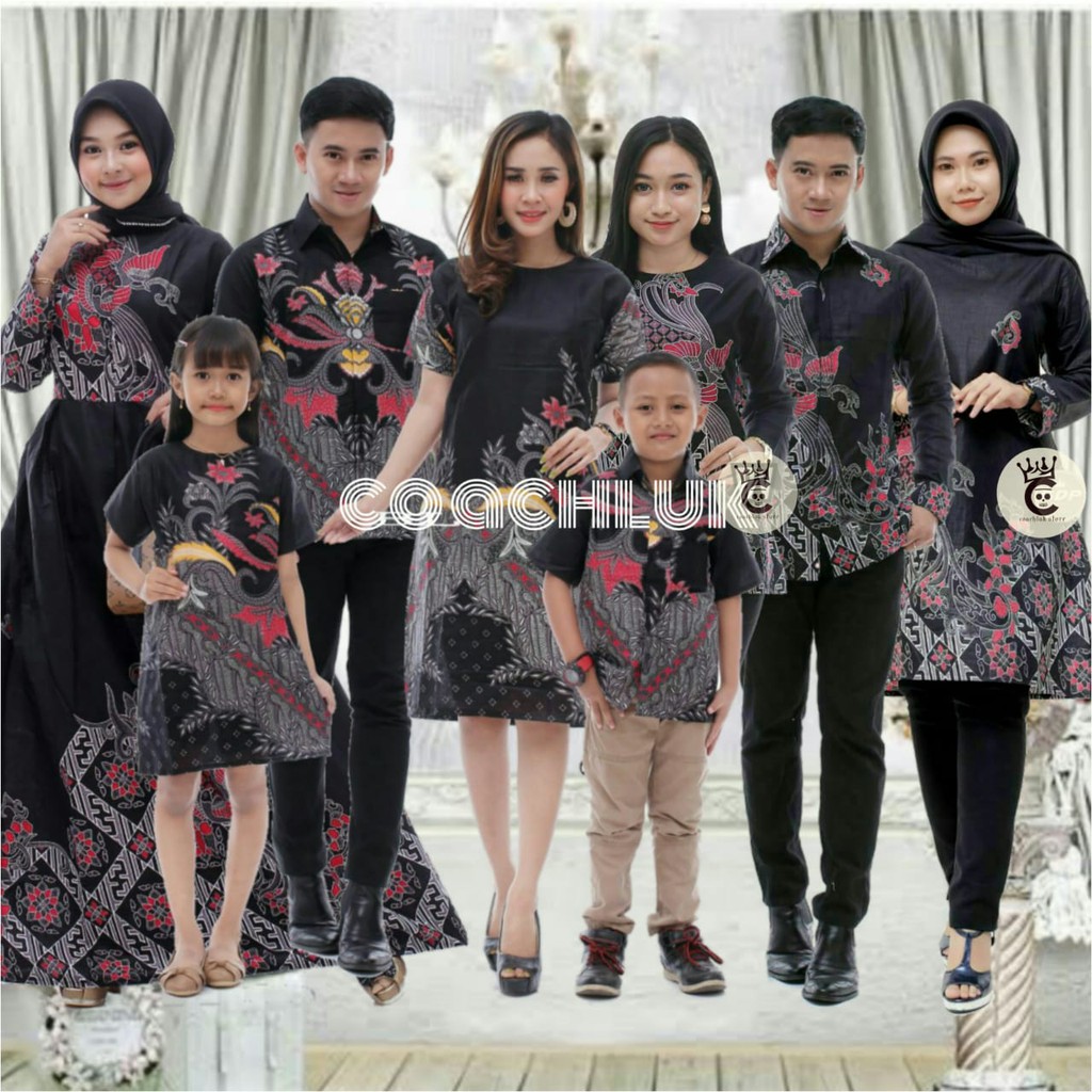 Agen Batik Couple Keluarga Sania Ruffle Ori Ndoro Jowi Dnt Kenari Hitam Maroon Terlaris Garansi Shopee neeNOyAUoe5DrXY