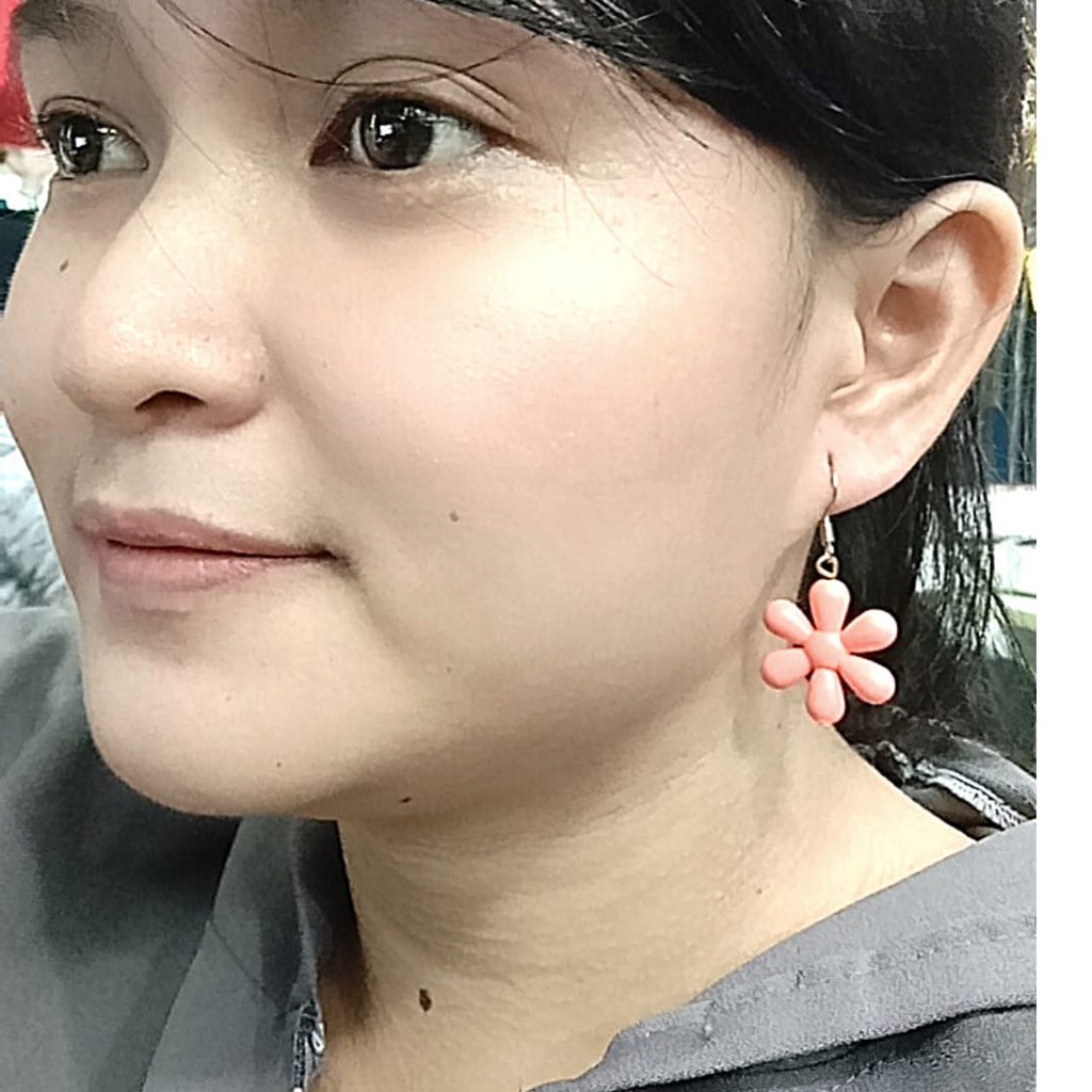 Anting Korea Wanita Anting Bunga Flower Anting Bunga Earring Flower Giwang wanita Anting hoops