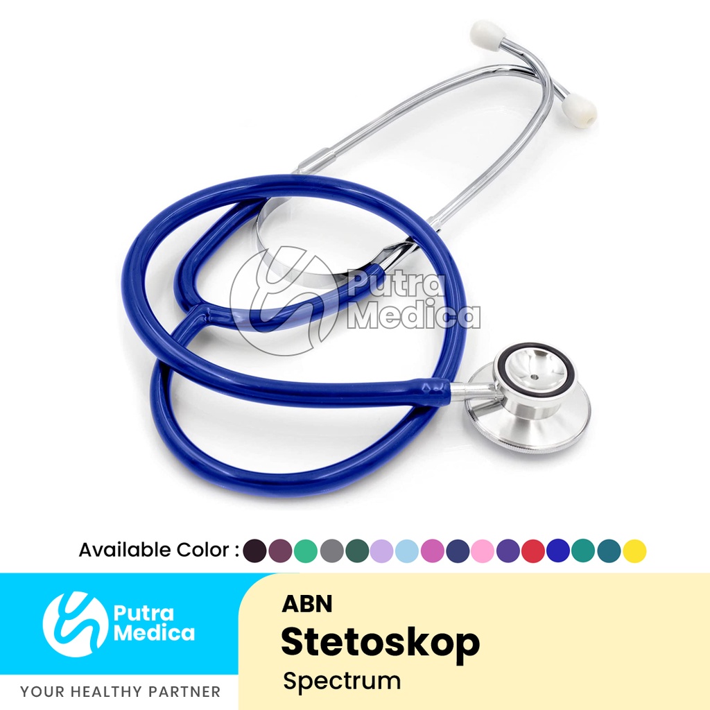 ABN Stetoskop Spectrum Dual Head Dewasa / Stethoscope Warna Warni / Stethoscop / Stetoscope / Stetoscop / Alat Kedokteran
