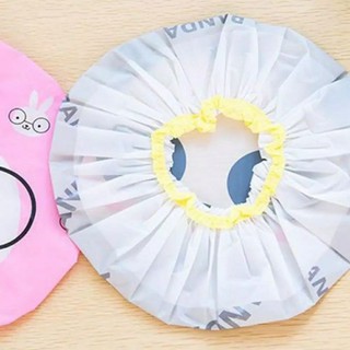 [Bisa COD] PENUTUP KEPALA ELASTIS ANTI AIR MOTIF KARTUN UNTUK MANDI