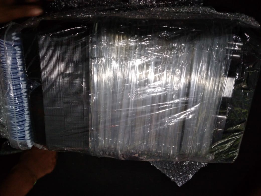 100pcs Garpu Suapi Putih (alat Makan Higienis Fork Food Cutlery Perlengkapan Dapur Catering Makanan)