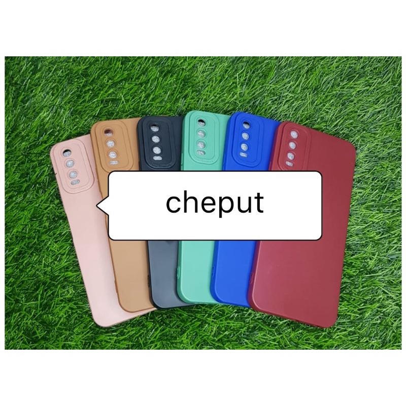 Case Macaron Vivo Y12S Casing Atau Kondom Softcase Macaron