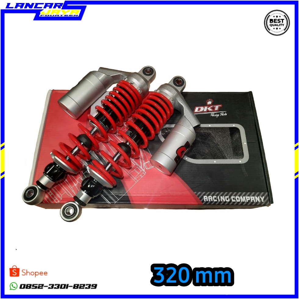 SKOK SHOCK SHOCKBREAKER BELAKANG TIGER GL CB 320mm VARIASI TABUNG ATAS CLICK DKT