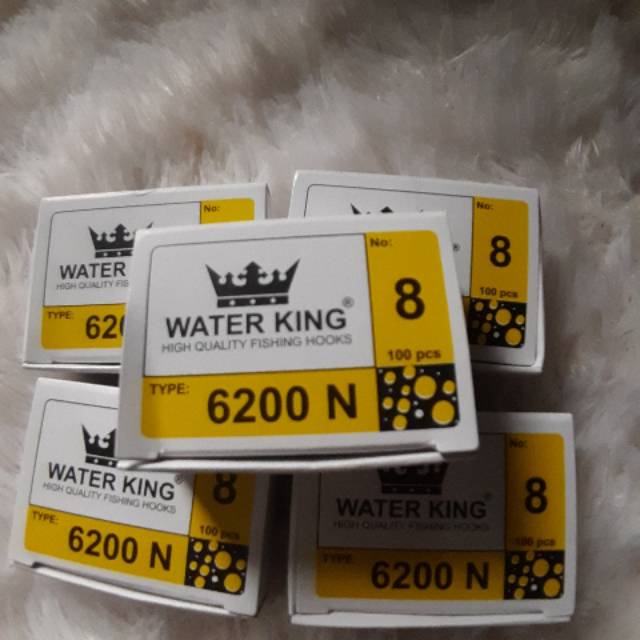 Kail Water King Size 8 isi 100 pcs / mata pancing water king