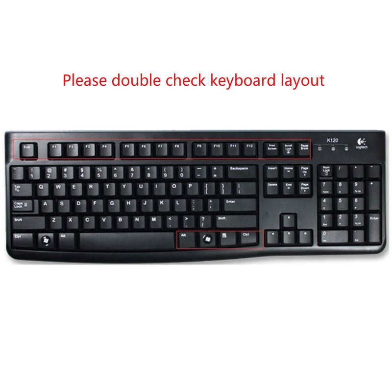 Cover Pelindung Keyboard Silikon Ultra Tipis Lembut Untuk Logitech Mk120 K120