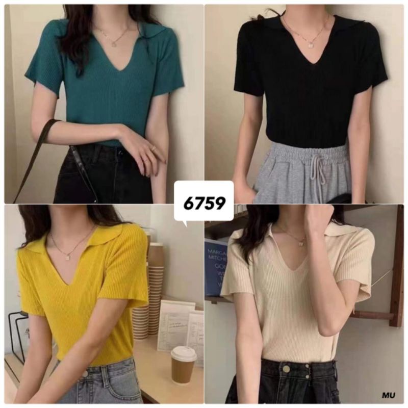 atasan rajut import 6759