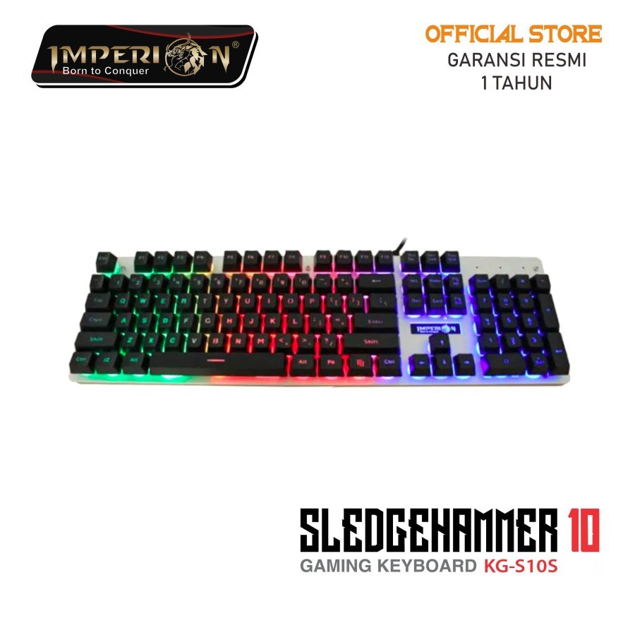 Keyboard Gaming Imperion Sledgehammer 10 KG-S10B Rainbow Backlight