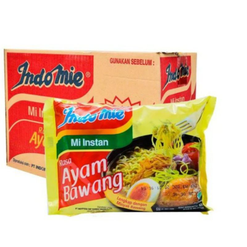 

Indomie/Mi Instan, rasa Ayam bawang. 69 gr. (1pcs)