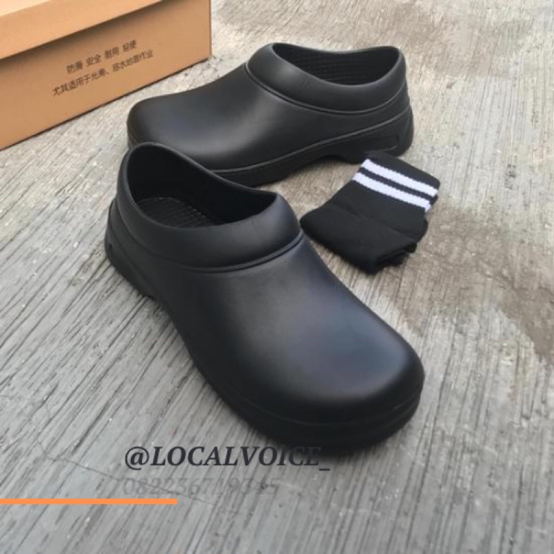 CHEF SHOES WAKO ORIGINAL / Sepatu Kitchen Wako Anti slip