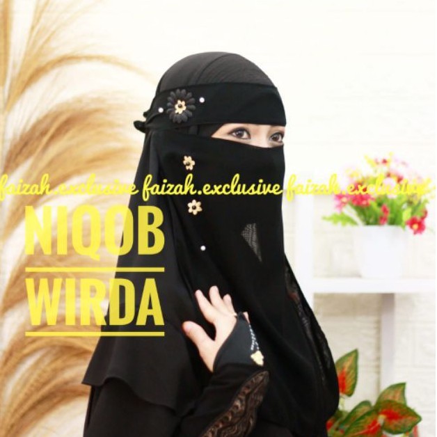 NIQAB BANDANA WIRDA NIQOB BANDANA WIRDA NIQOB NIQAB CADAR TALI KHIMAR TEMBORO