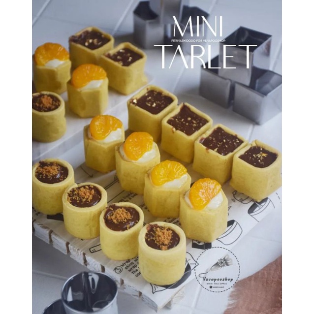 Ring Tartlet Kotak isi 12pcs / Ring Tarlet Kotak / Ring Pie