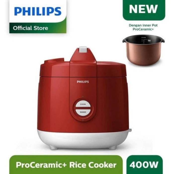 RICE COOKER PHILIPS HD 3131 2 LITER PRO CERAMIC GARANSI RESMI