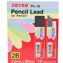 

Joyko Isi Pensil Mekanik Sketsa 2B 2mm PL-16 Refill Pencil Lead ISi 6