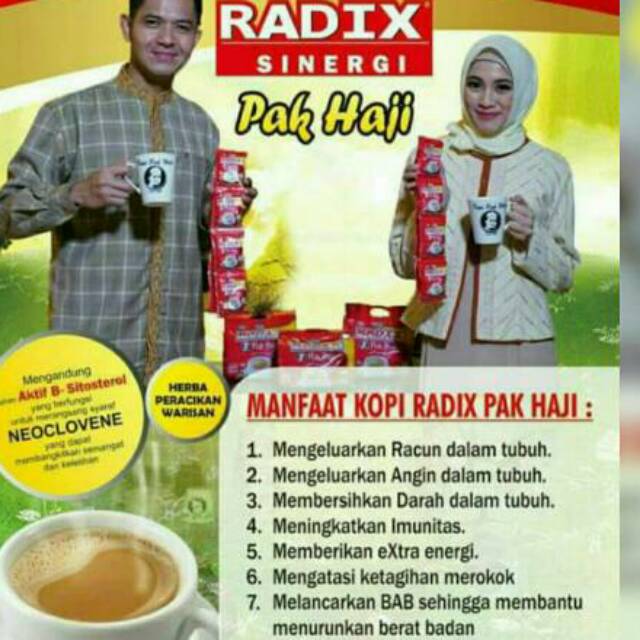 

Kopi radix sinergi pak haji