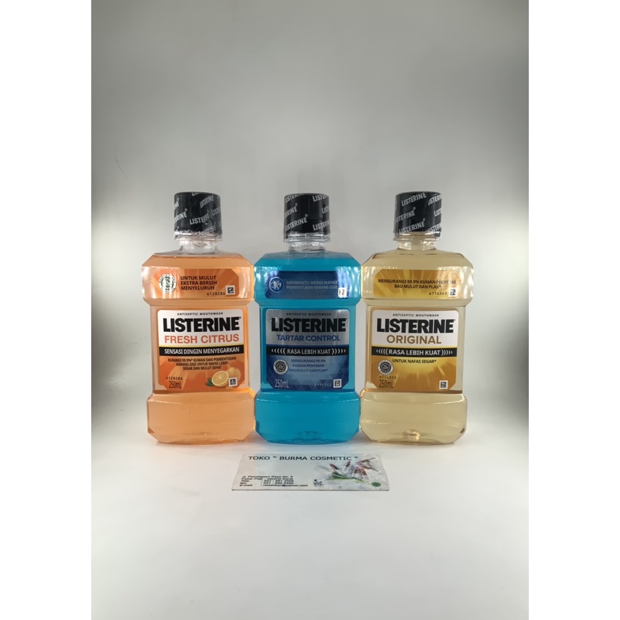 LISTERINE ANTISEPTIC MOUTWASH 250 ML