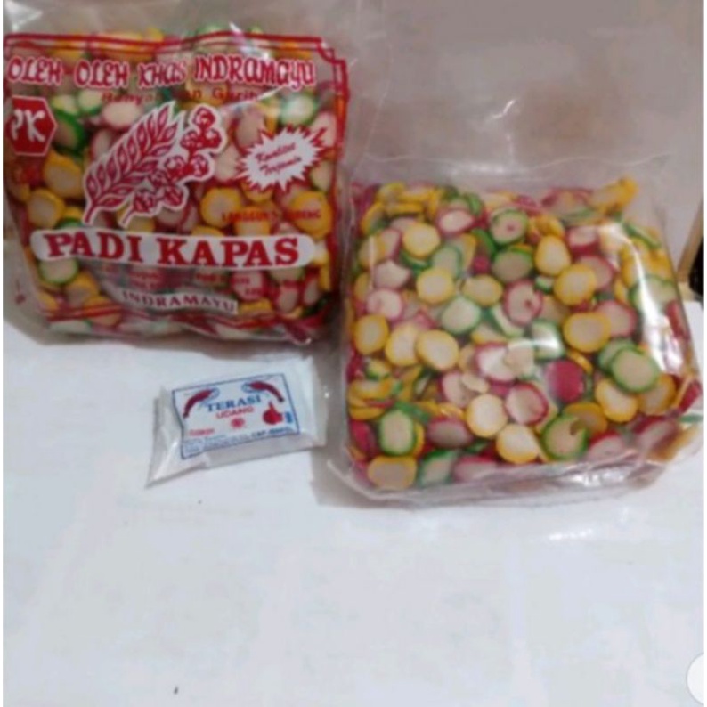 

Krupuk padi kapas mini 250 gram.