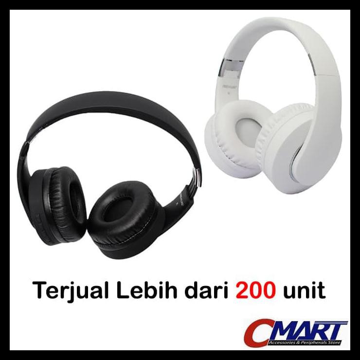 Best Seller Wireless Headset Gaming Rexus M1 Bluetooth Headphone+microSD+FM Radio - Putih QR0719