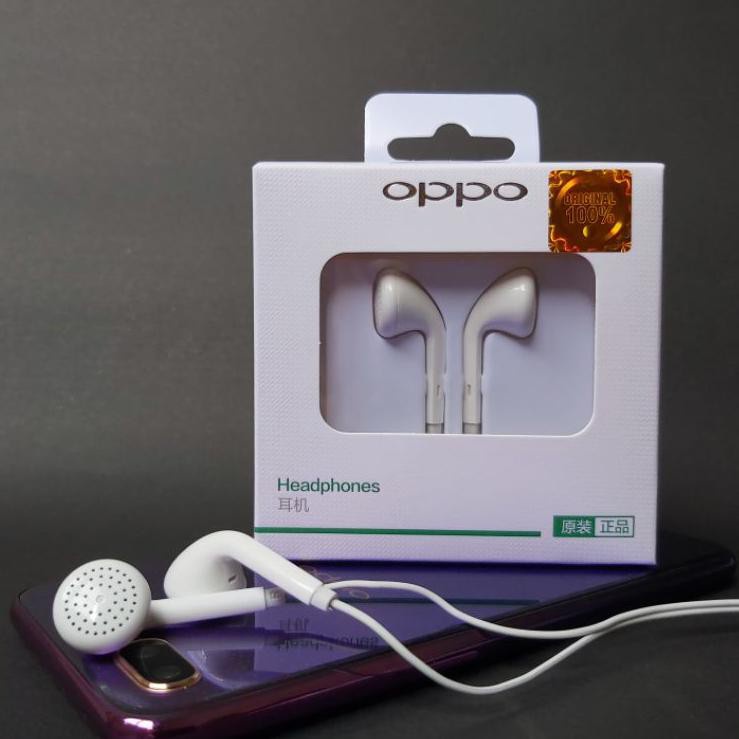 Headset Oppo Original 100% Oppo F9 F7 F5 F5 Plus F3 Plus F1 F1S