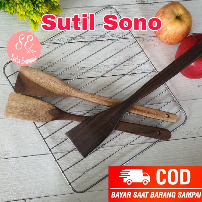 Silvertech Sutil Sonokeling Spatula Kayu Sonokeling Kayu Keras Hitam By Serba Ekonomis