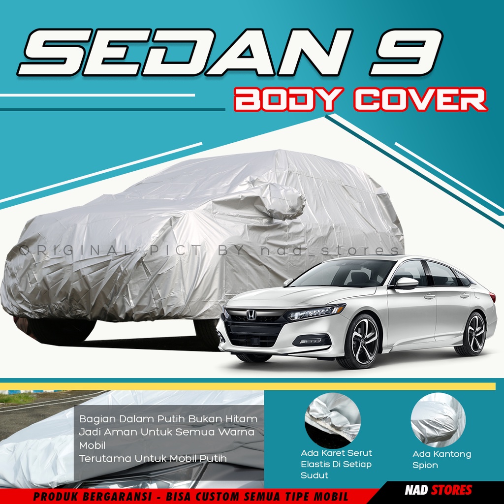 Body Cover / Sarung Mobil Corolla Altis Polyesther  sedan 9  sarung mobil murah