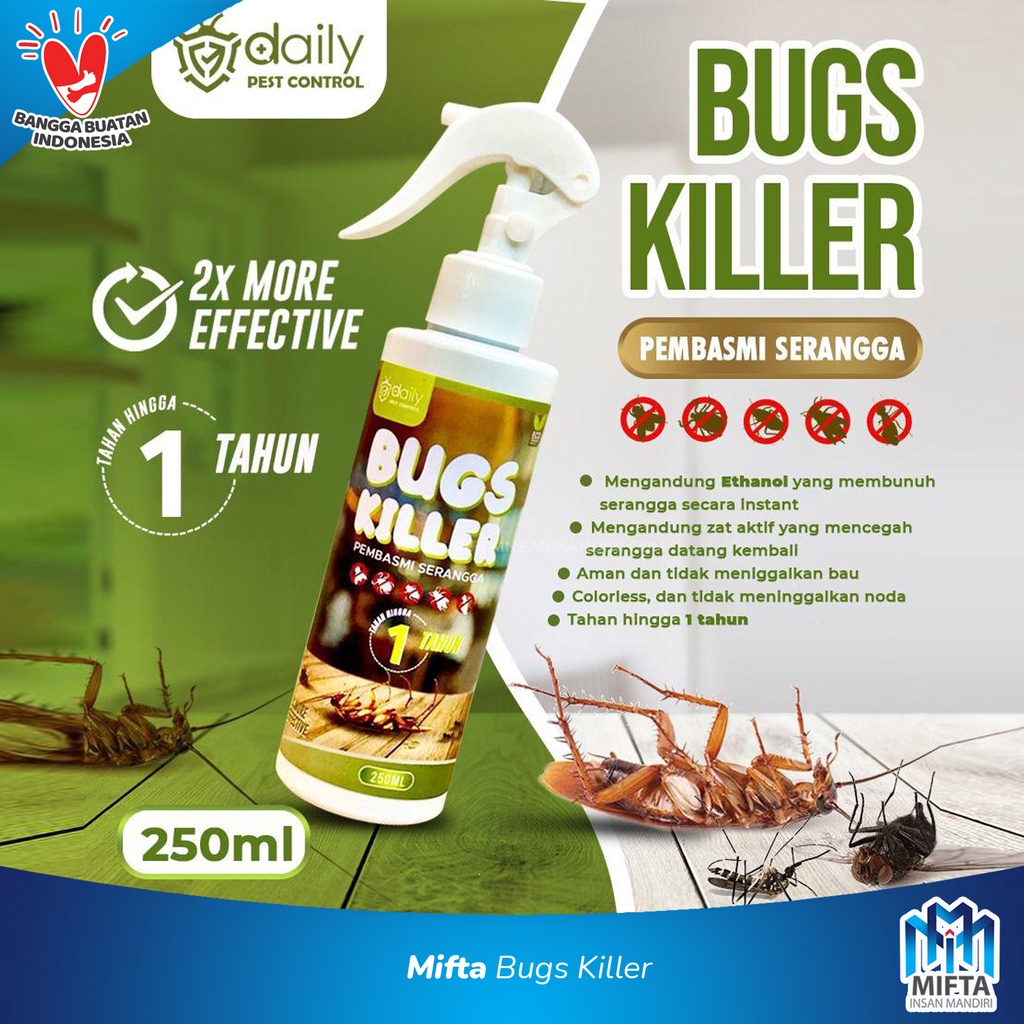 SPRAY PEMBUNUH SERANGGA / CAIRAN PEMBUNUH SERANGGA / BUGS KILLER 250ML