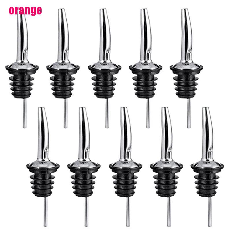 (Happy) 10pcs Stopper Botol Wine / Liquor Bahan Stainless Steel