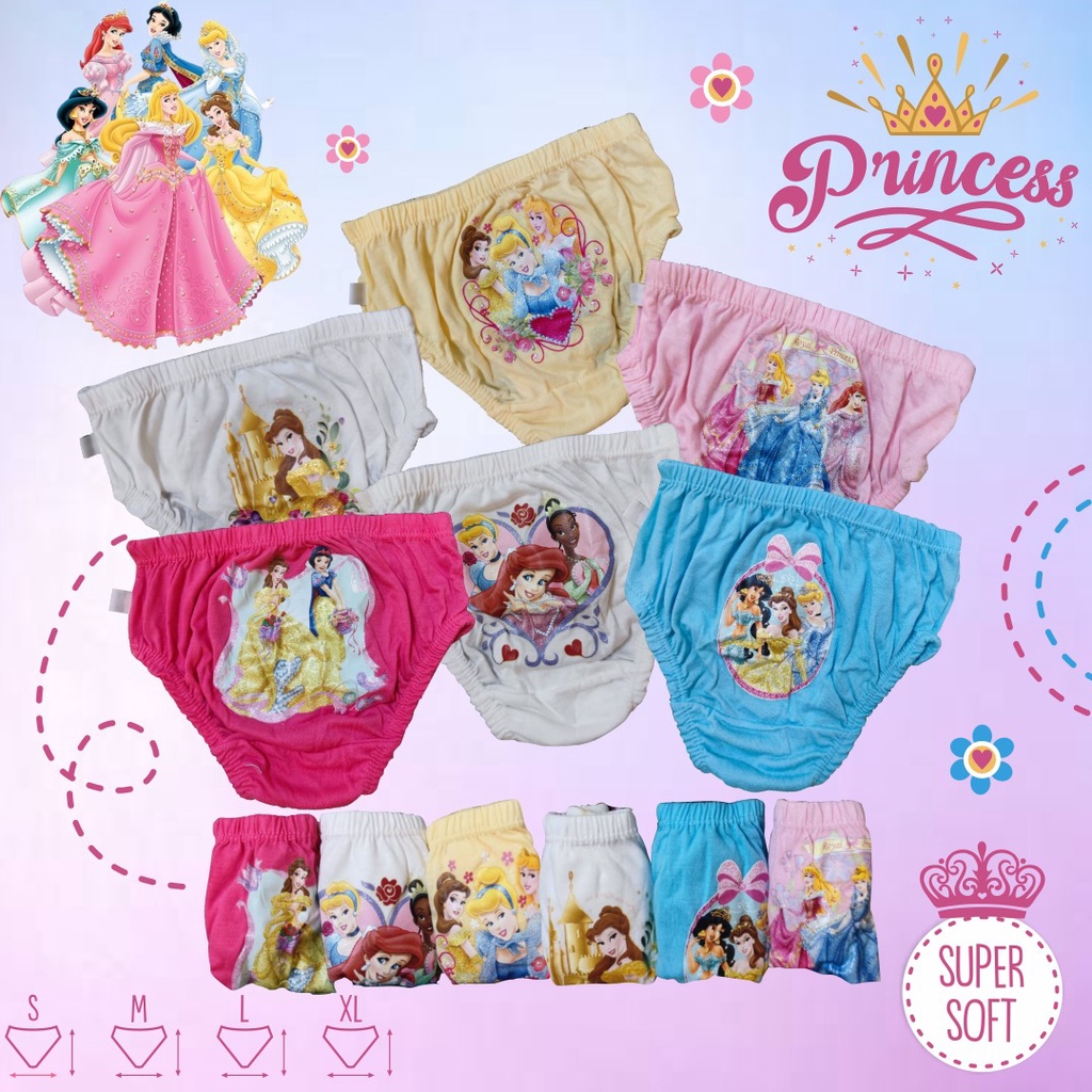 Bebas Pilih Celana Dalam Anak Perempuan - Girls Underwear - CD Princess / Disney / Barbie / Cute Und