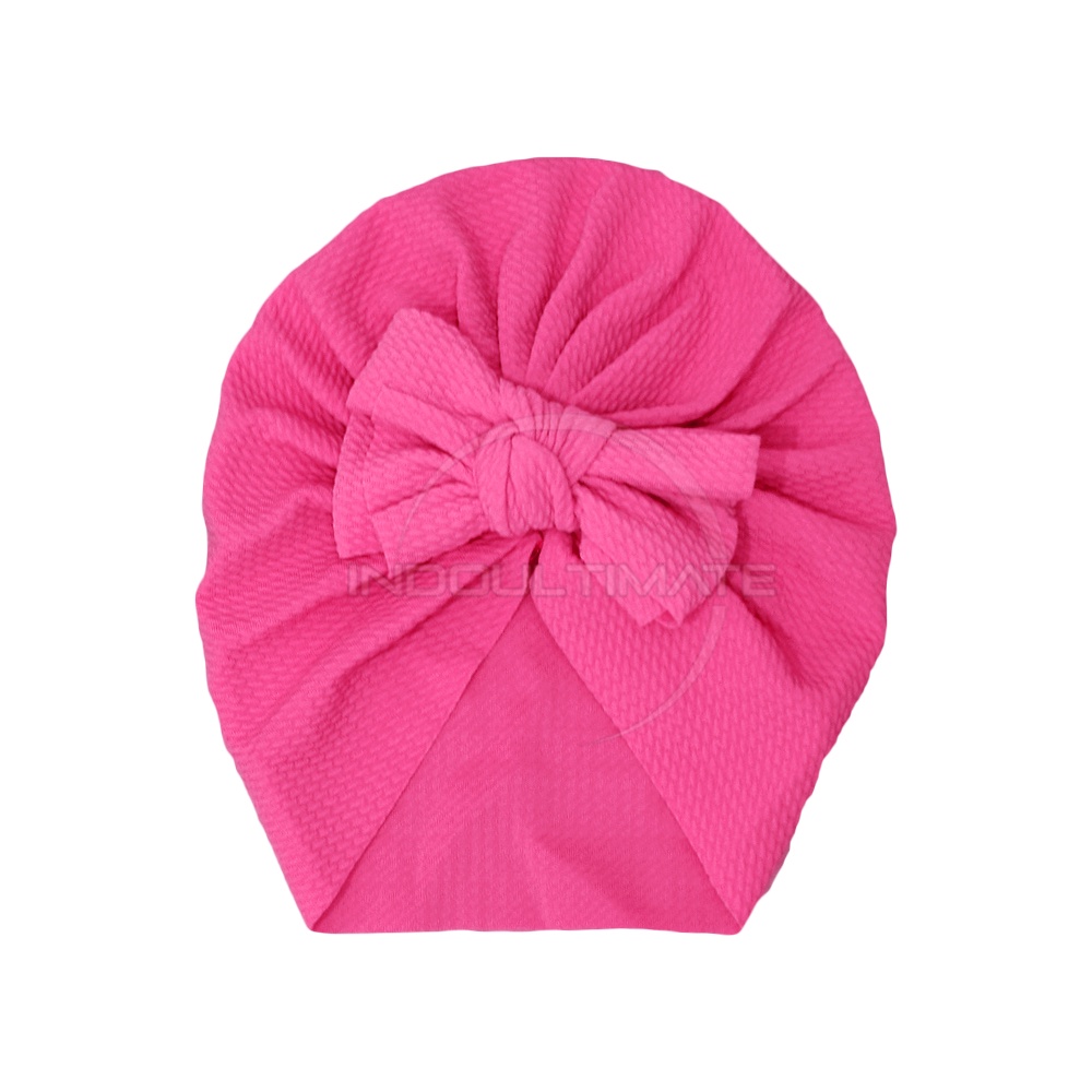 1Pcs Topi Turban Anak Bayi Perempuan PREMIUM TRB-22 kupluk Turban Kerudung Bayi Anak Perempuan Kupluk Bayi Anak Perempuan Penutup Kepala Bayi Anak Perempuan Topi Turban Anak Bayi Balita Cewek Perempuan-DARK PINK