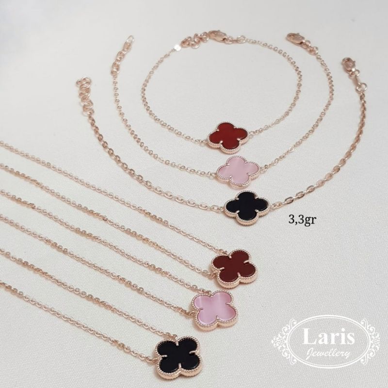 Gelng clover Rose Gold 17k