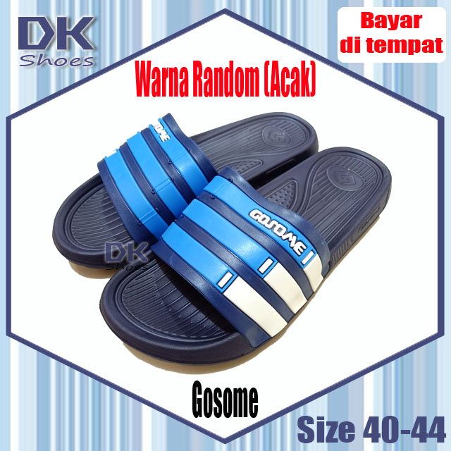 Gosome Sandal Karet Selop Laki 40-44 / Sandal Laki Ringan Waterproof / Sandal