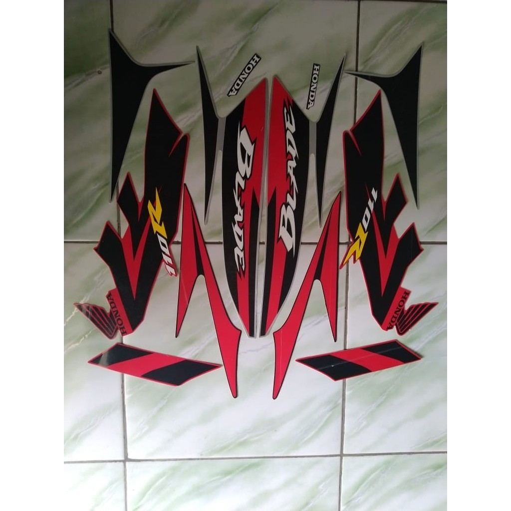 stiker striping honda blade 110r 2009