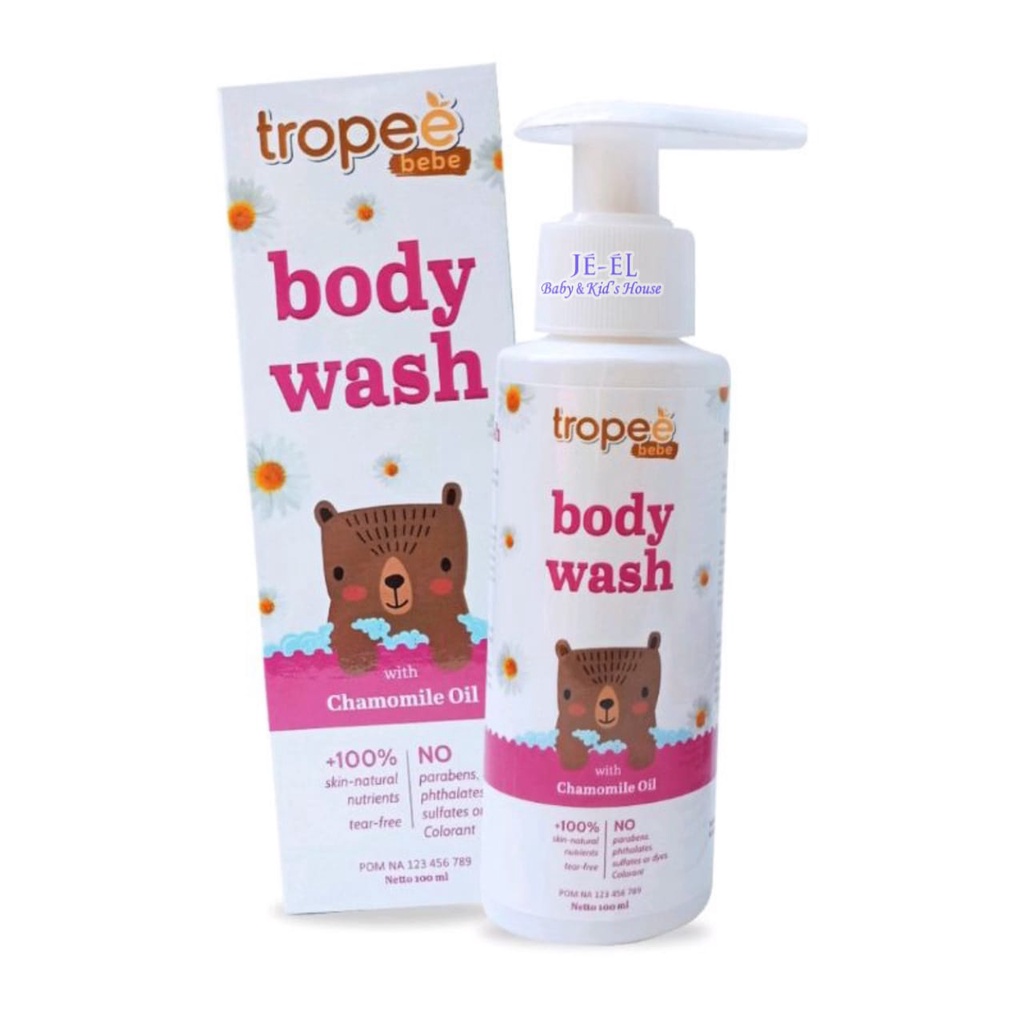 Tropee  Bebe Chamomile Body Wash 100ml / Sabun Mandi Bayi