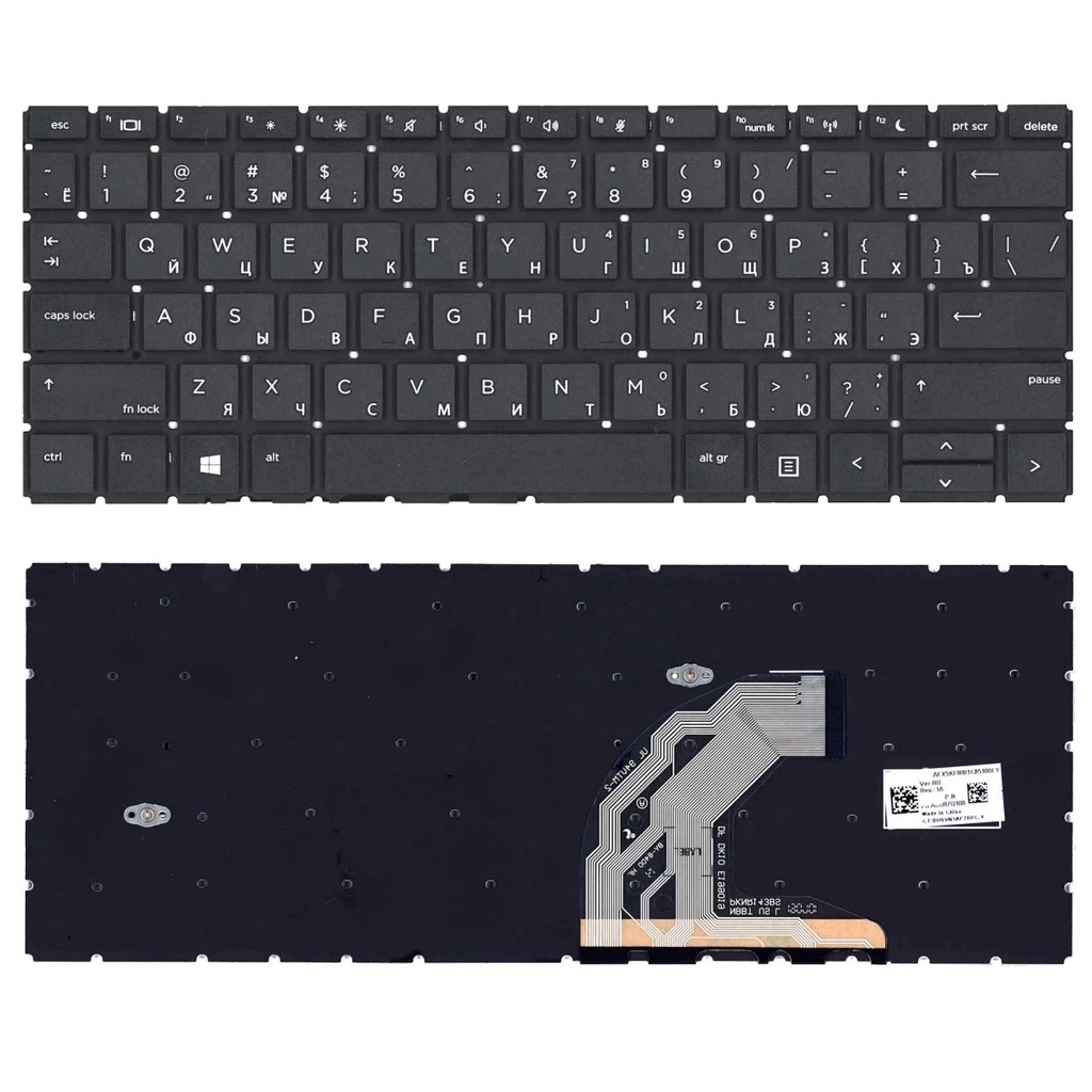 Keyboard Laptop Notebook HP ProBook 430 G6 435 G6 Series B08LYV6M9X US Black No Backlight No Frame