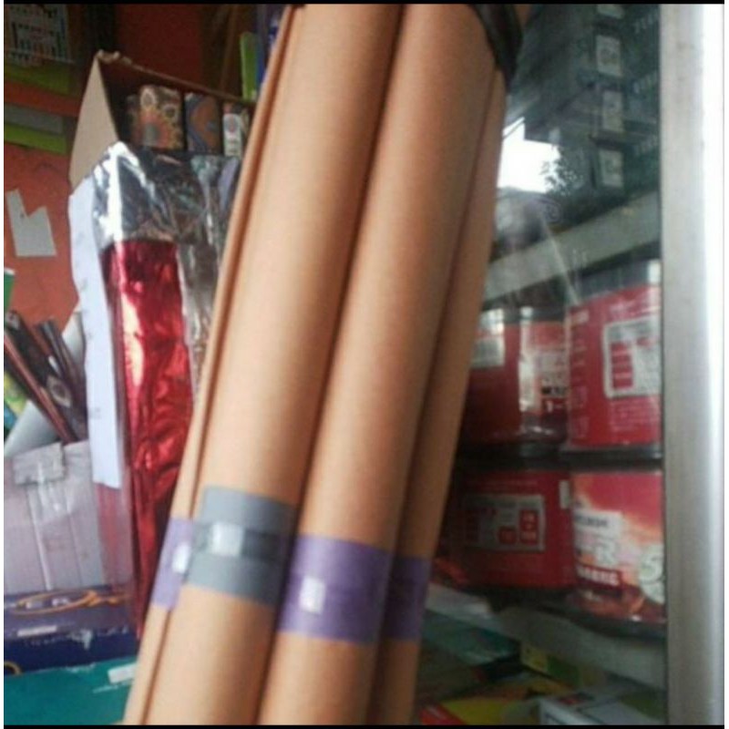 

sampul coklat gulung 90x120 1 pack isi lembar