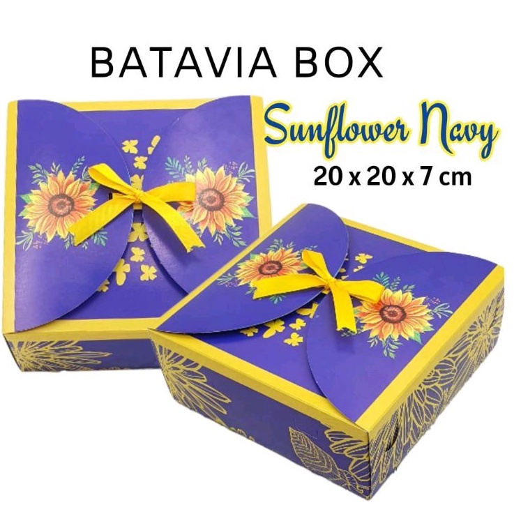 

Box serbaguna 20x20x7 Sunflower Navy (Minimal 10pcs)