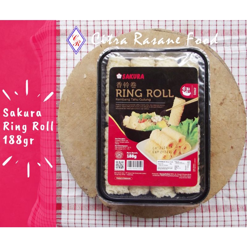 

RB Sakura Ring Roll / Kembang Tahu Gulung 188gr