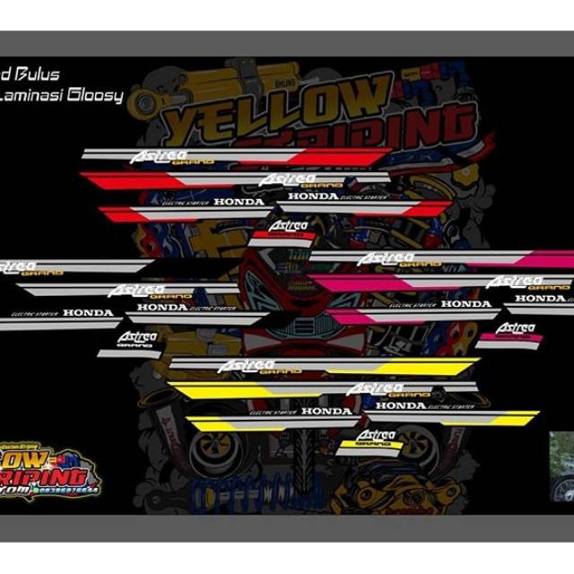 STRIPING HONDA GRAND BULUS MODEL ORI