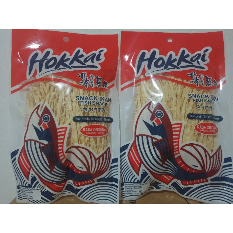 Hokkai Fish Snack Ikan Cemilan Original 38 gr