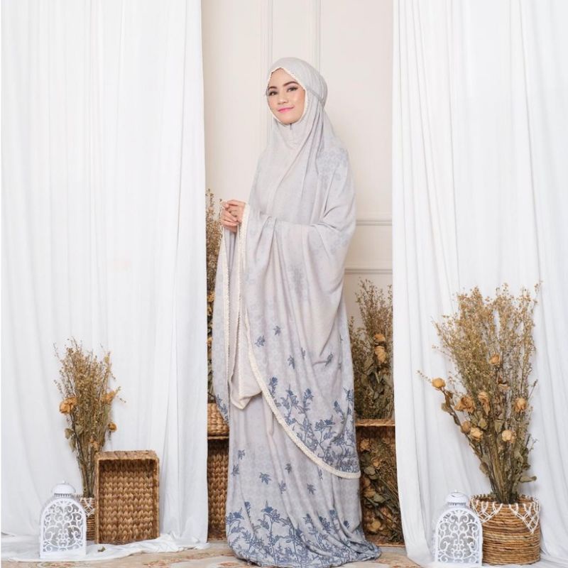 MUKENA ZIANISA BORDER KHANSA SERIES ALLSIZE